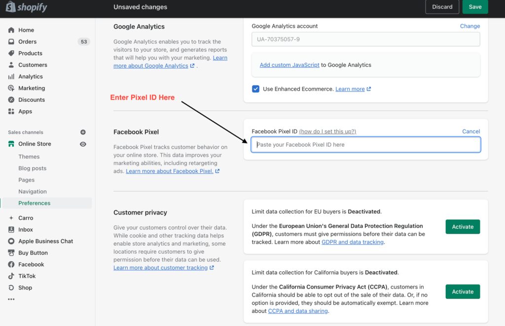 How to Add a Facebook Pixel to Your Shopify Store